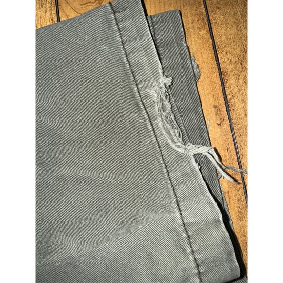 Vintage Iron Utility Cargo Pants Olive Green 28x30 Workwear Carpenter Y2K - Picture 7 of 7